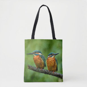 Bolso De Tela Foto de Wildlife Kingfisher