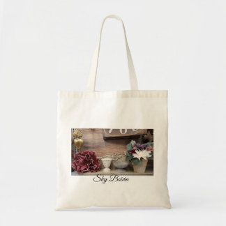 Bolso De Tela foto del estante de flores