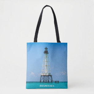 Bolso De Tela Foto del faro de Islamorada Florida