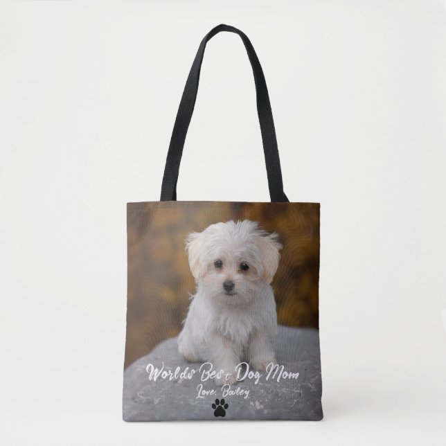 Bolso De Tela Foto del Mascota del Personalizado de impresión de (Anverso)