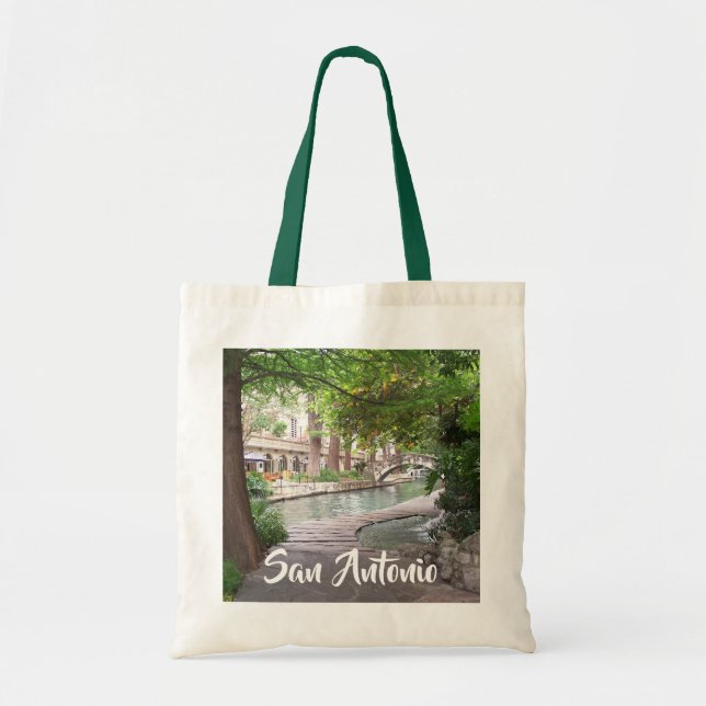 Bolso De Tela Foto del paseo marítimo de San Antonio (Frente)