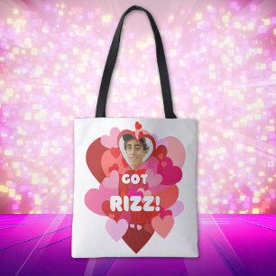 Bolso De Tela Foto del personalizado Valentine Heart Pop