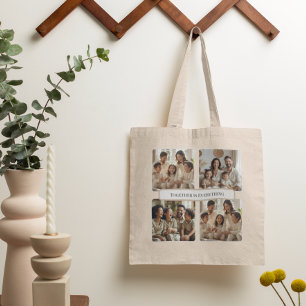 Bolso De Tela Foto Familiar Personalizada – Juntos Es Todo