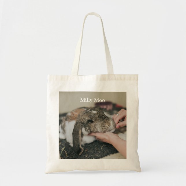 Bolso De Tela Foto Mascota personalizada (Frente)