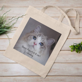 Bolso De Tela Foto Mascota personalizada Mejor Tote de gato Ragd