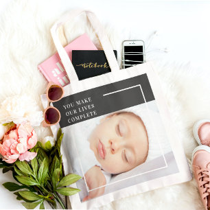 Bolso De Tela Foto moderna de bebé   Cita de belleza