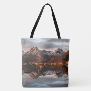 Bolso De Tela Foto paisajística de las montañas de Noruega