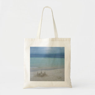 Bolso De Tela Foto panorámica de Stormy Sandcastle Beach