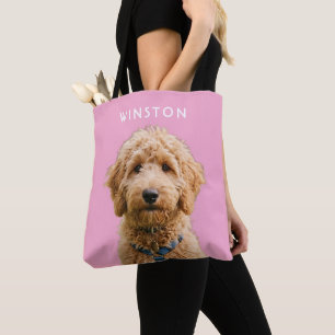 Bolso De Tela Foto Perros Nombre Personalizado - LEER DESCRIPCIÓ