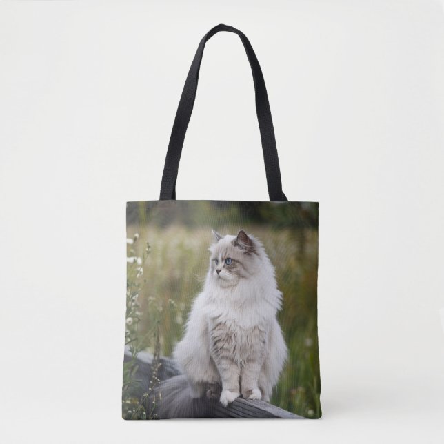 Bolso De Tela Foto personalizada de Cat Lover (Anverso)