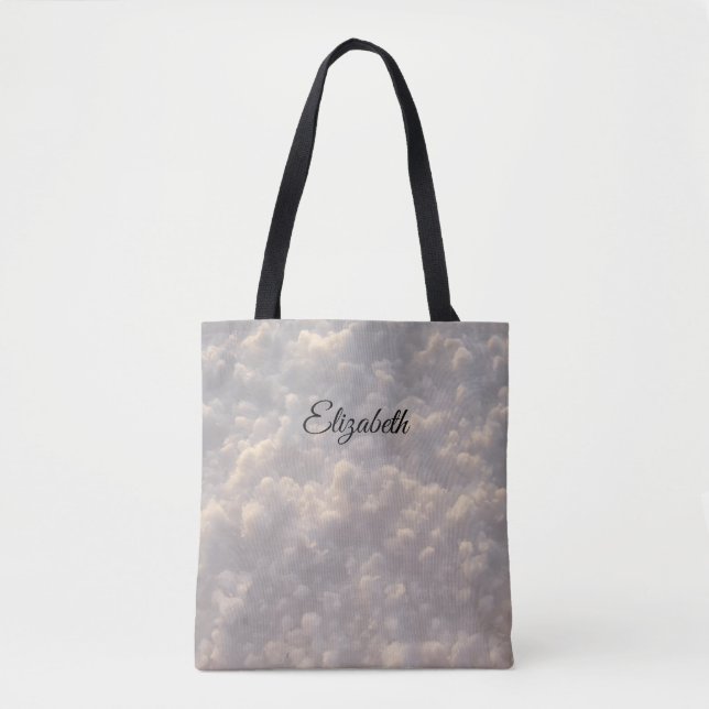 Bolso De Tela Foto personalizada de nieve (Anverso)