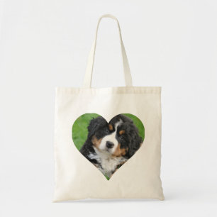 Bolso De Tela Foto personalizado HEART Dog Lover