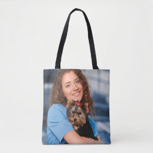 Bolso De Tela Foto personalizado Personaliza Papel Familiar