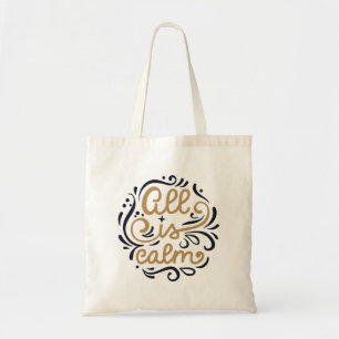 Bolso De Tela Foto personalizado Todos son tranquilos Navidades