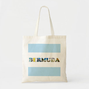Bolso De Tela Foto tropical del viaje de la playa de Bermudas