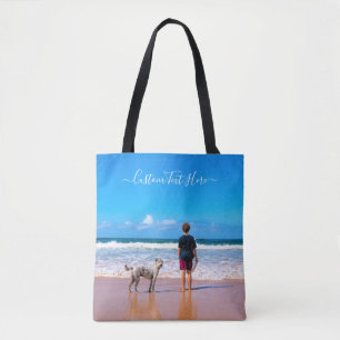 Bolso De Tela Foto y texto personalizado - Su propio diseño - Mi