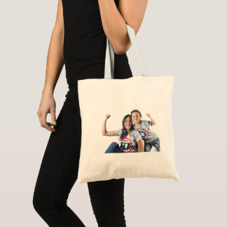 Bolso De Tela Foto y texto personalizados.