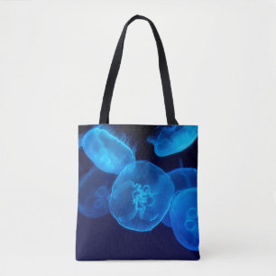BOLSO DE TELA FOTOGRAFÍA CERRADA DE SWARM OF JELLYFISH
