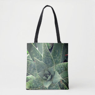 Bolso De Tela Fotografía de aloe suculento verde