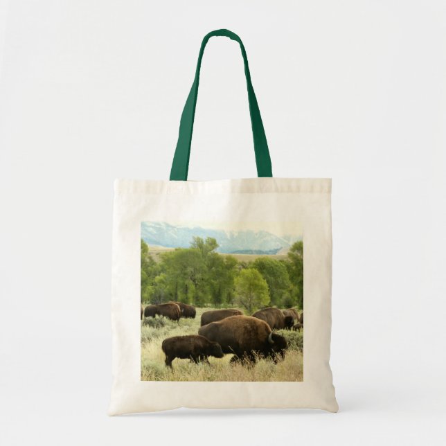 Bolso De Tela Fotografía de animales de la naturaleza de Wyoming (Frente)