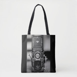 Bolso De Tela Fotografía de cámara en blanco y negro vintage