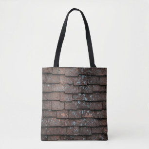 Bolso De Tela Fotografía de cierre de bri marrón y gris