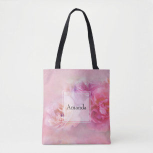 Bolso De Tela Fotografía de estilo de las naciones rosadas de bo