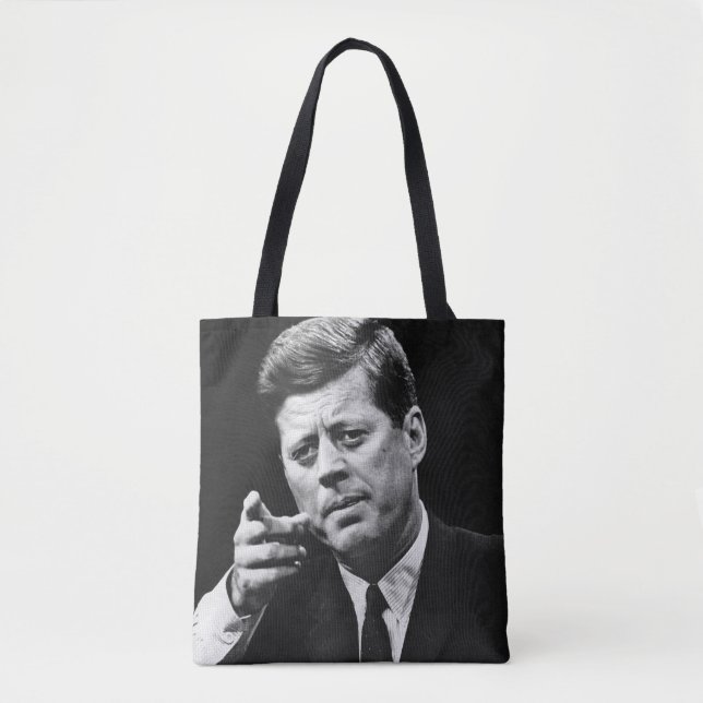Bolso De Tela Fotografía de John F. Kennedy 3 (Anverso)