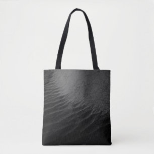 BOLSO DE TELA FOTOGRAFÍA DE LA ARENA EN GRAYSCALE