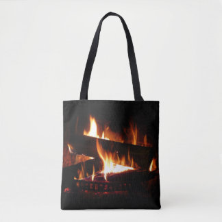 Bolso De Tela Fotografía de la escena de invierno cálida de la c
