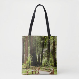 Bolso De Tela Fotografía de la naturaleza de Muir Woods Path I