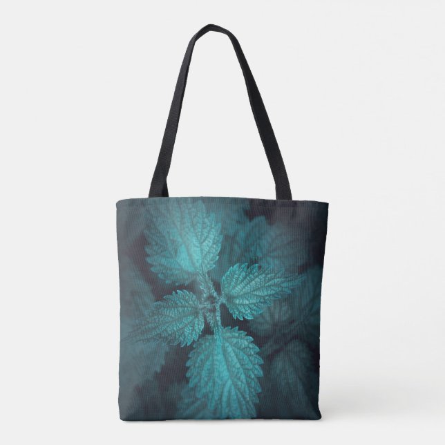 Bolso De Tela Fotografía de la naturaleza de Nettle (Reverso)