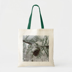 Bolso De Tela Fotografía de la naturaleza del invierno de la ram