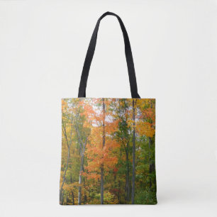 Bolso De Tela Fotografía de la naturaleza otoñal en árboles de a
