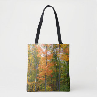 Bolso De Tela Fotografía de la naturaleza otoñal en árboles de a