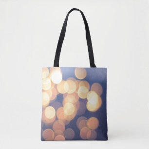 Bolso De Tela Fotografía de las luces en Bokeh