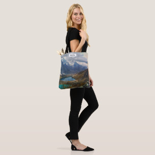 Bolso De Tela Fotografía de Montañas Alpinas Escénicas