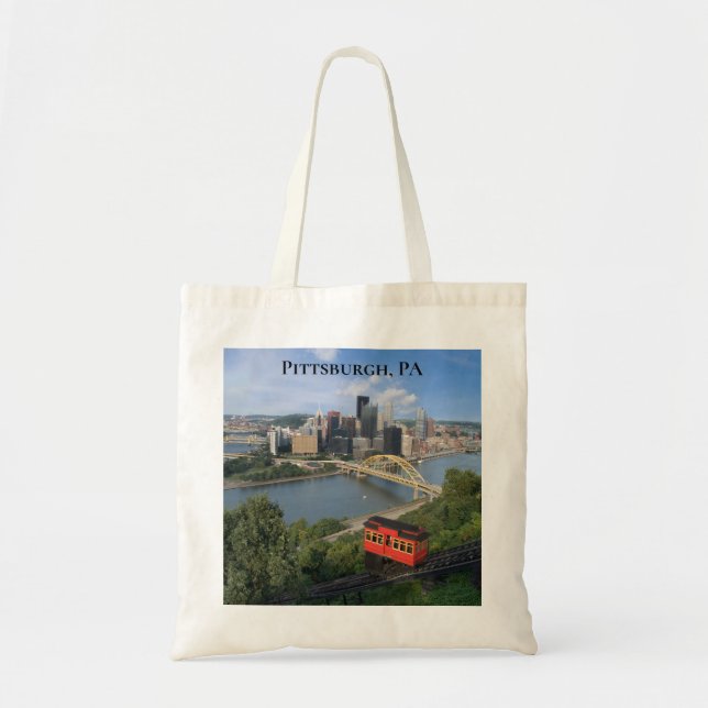 Bolso De Tela Fotografía de Pittsburgh Pennsylvania (Frente)