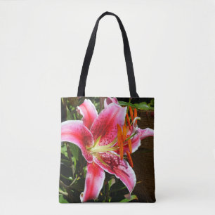 Bolso De Tela Fotografía de Stargazer Lily