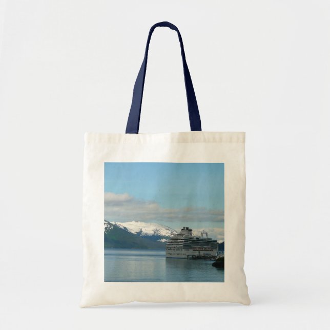 Bolso De Tela Fotografía de viajes de crucero en Alaska (Frente)