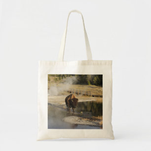 Bolso De Tela Fotografía de vida silvestre Bison Yellowstone