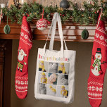 Bolso De Tela Fotografía del Collage | Coloridas vacaciones feli<br><div class="desc">Disfrute del espíritu de alegría y celebración con nuestra Collage de Festividades Felices y Coloridas,  una deliciosa adición a su decoración festiva o un regalo para sus seres queridos. Este singular collage presenta una vibrante mezcla de instantáneas con temática vacacional,  que capturan la esencia de sus momentos de amor.</div>