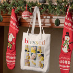 Bolso De Tela Fotografía del Collage | Colorido regalo de vacaci<br><div class="desc">Fotografía del Collage | Colorido regalo de vacaciones bendecidas</div>