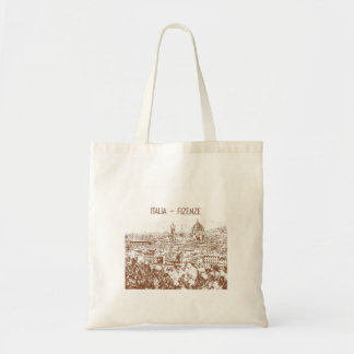 Bolso De Tela Fotografía italiana personalizada Florence Vintage