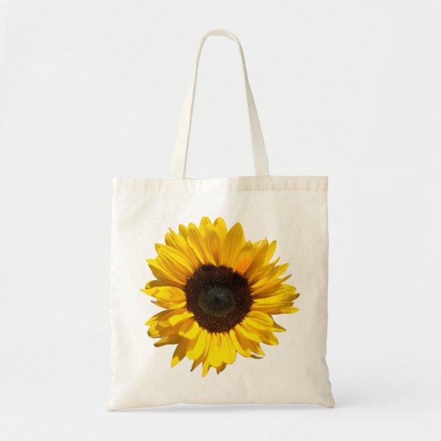 Bolso De Tela Fotografía moderna de girasol verano giratoria flo (Frente)