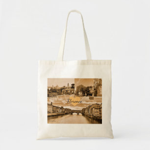 Bolso De Tela Fotografía personalizada de Florencia en Italia