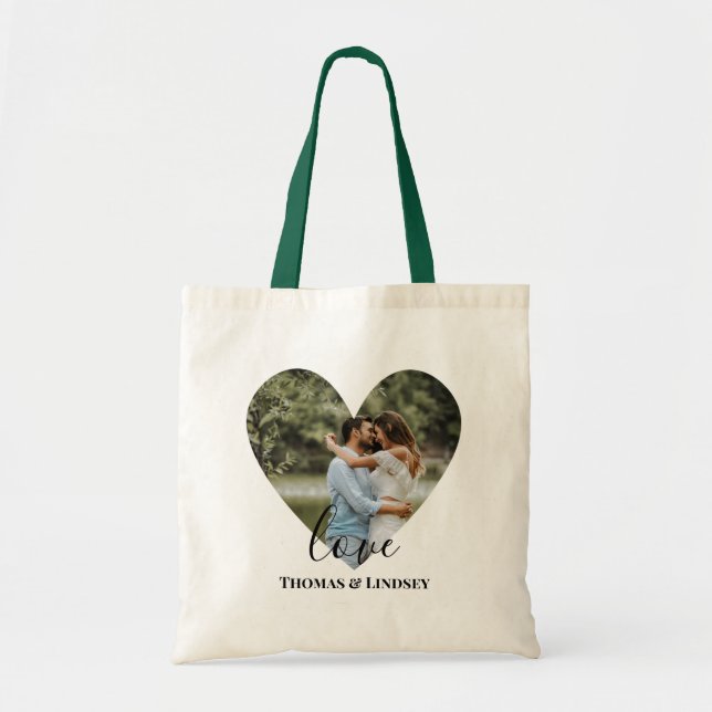 Bolso De Tela Fotografía personalizada Fotocardiaca Frame Modern (Frente)