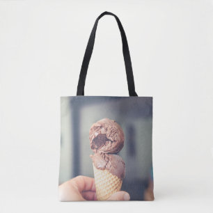 Bolso De Tela Fotografía selectiva del helado de chocolate