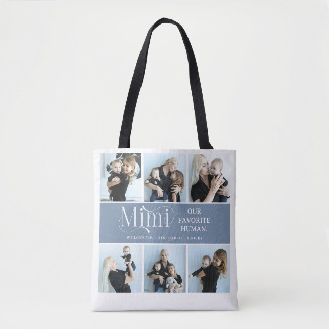 Bolso De Tela Fotorrelieve sentimental Mimi Recuerdo  (Anverso)