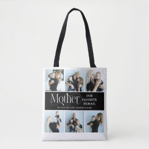 Bolso De Tela Fotos Colage Sentimental Recuerdo de Mamá